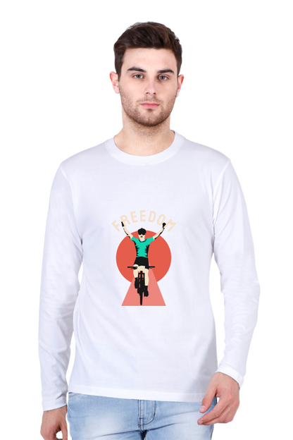 Men's BMX Full sleeve T-Shirt - freedom