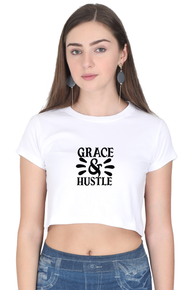 Women Motivational Crop Top - Grace