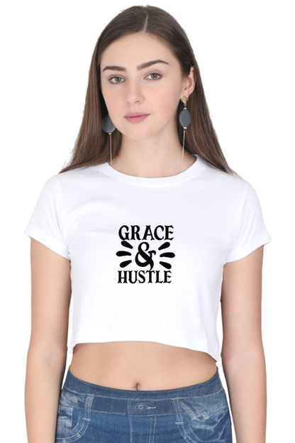 Women Motivational Crop Top - Grace