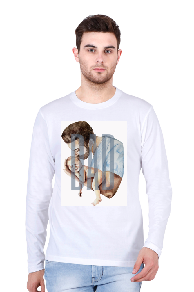 Men’s Full Sleeve - T Shirt- DAD & New Born