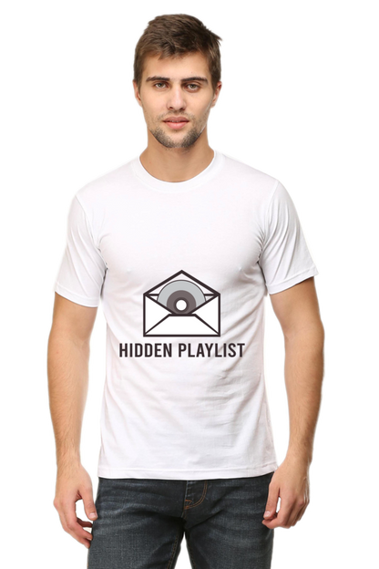 Music Unisex Cotton Round Neck T-shirt - Hidden Playlist