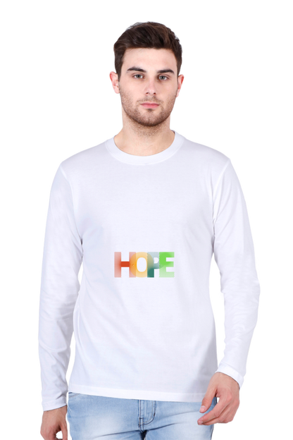 Men’s  Minimalistic Full Sleeve - T Shirt - Hope