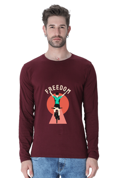 Men's BMX Full sleeve T-Shirt - freedom