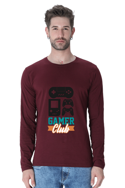 Men’s  Gamer Full Sleeve - T Shirt - Club