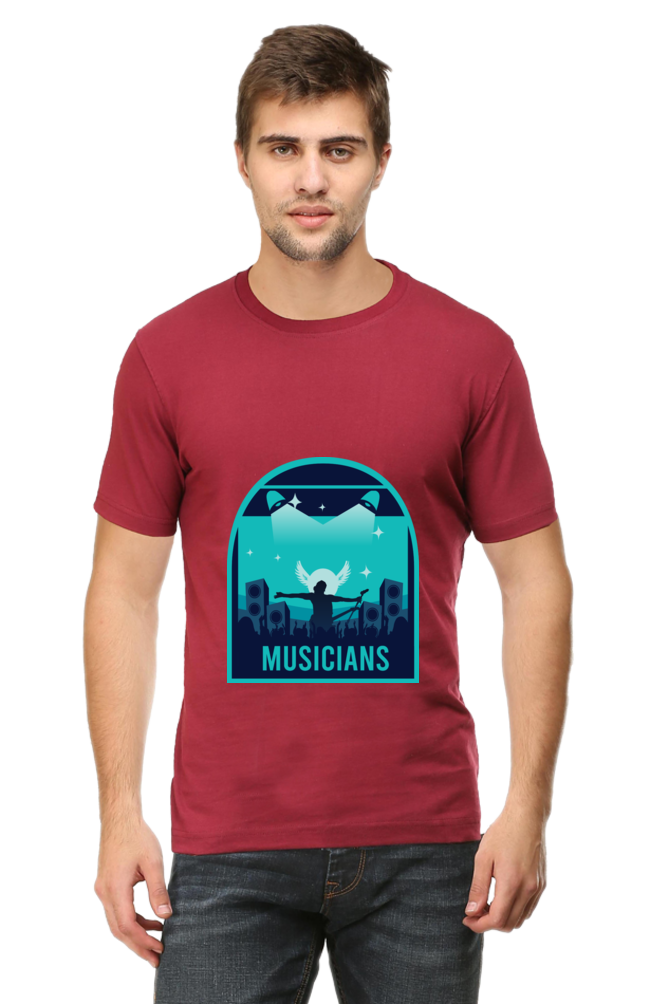 Music Unisex Cotton Round Neck T-shirt - Musicians