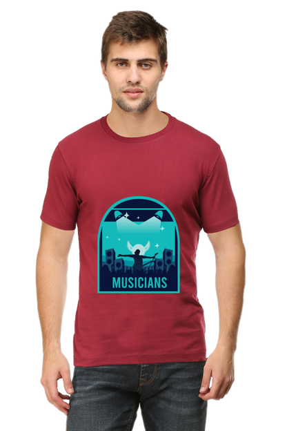 Music Unisex Cotton Round Neck T-shirt - Musicians
