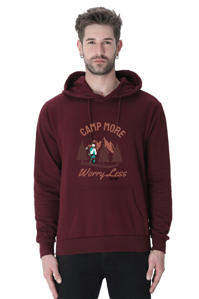 Men's  Adventure Sweatshirts Hoodie - worryless
