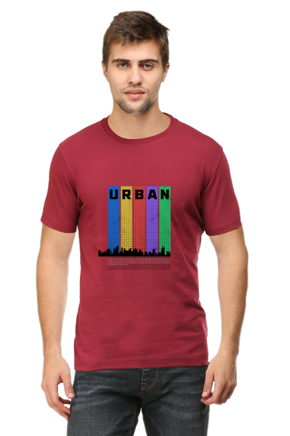 Urban Unisex Cotton Round Neck T-shirt