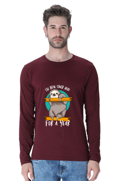 Men’s  Funny & Queen SVG Full Sleeve - T Shirt - stuck