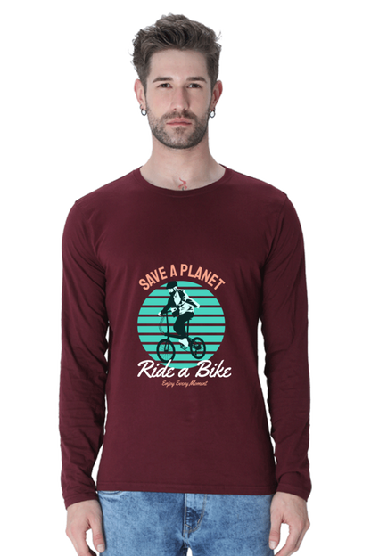 Men’s  BMX Full Sleeve - T Shirt - ride bike