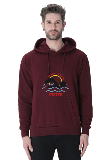 Men's  Swimming Sweatshirts Hoodie - Faster