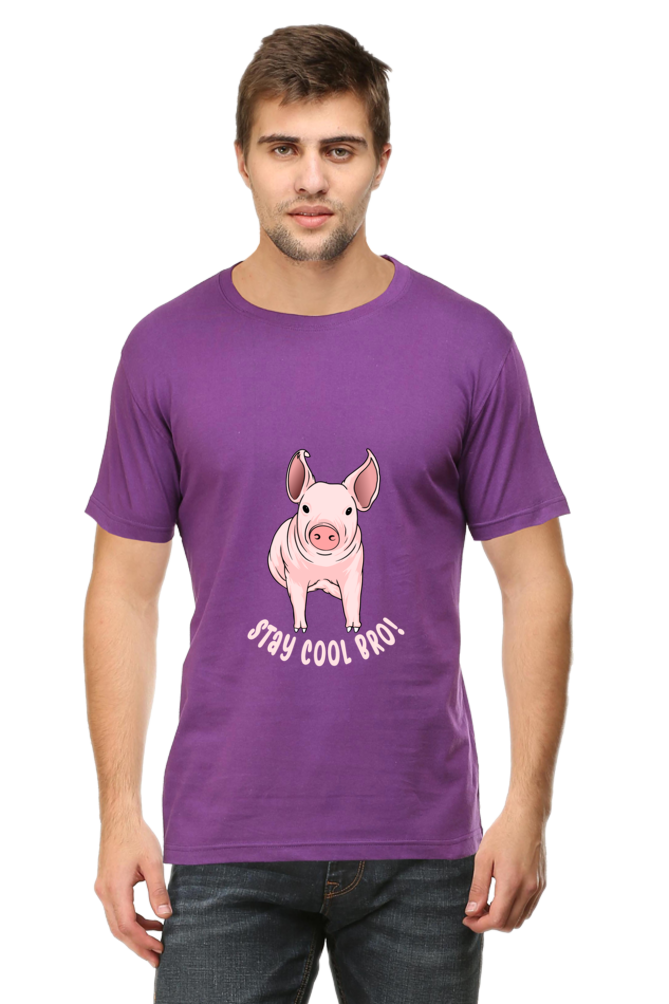 Men's Funny & Queen SVG Round Neck T-Shirt - cool