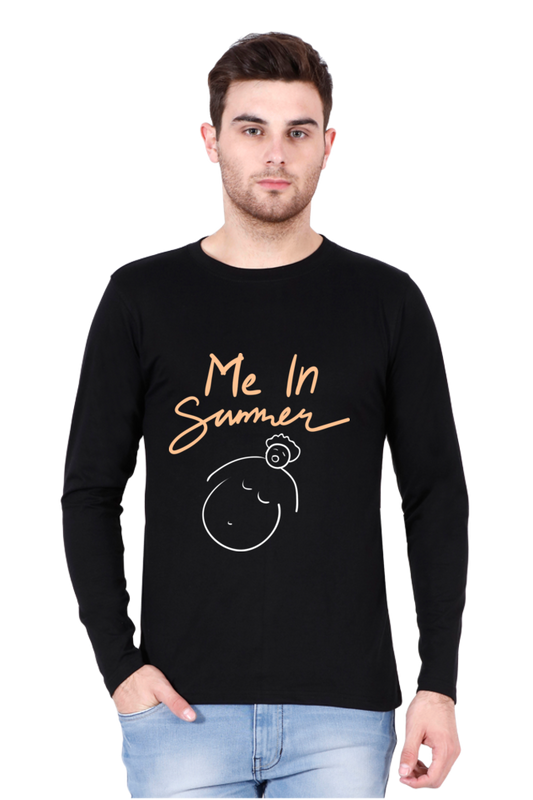 Men’s  Summer Full Sleeve - T Shirt - Me In Summer