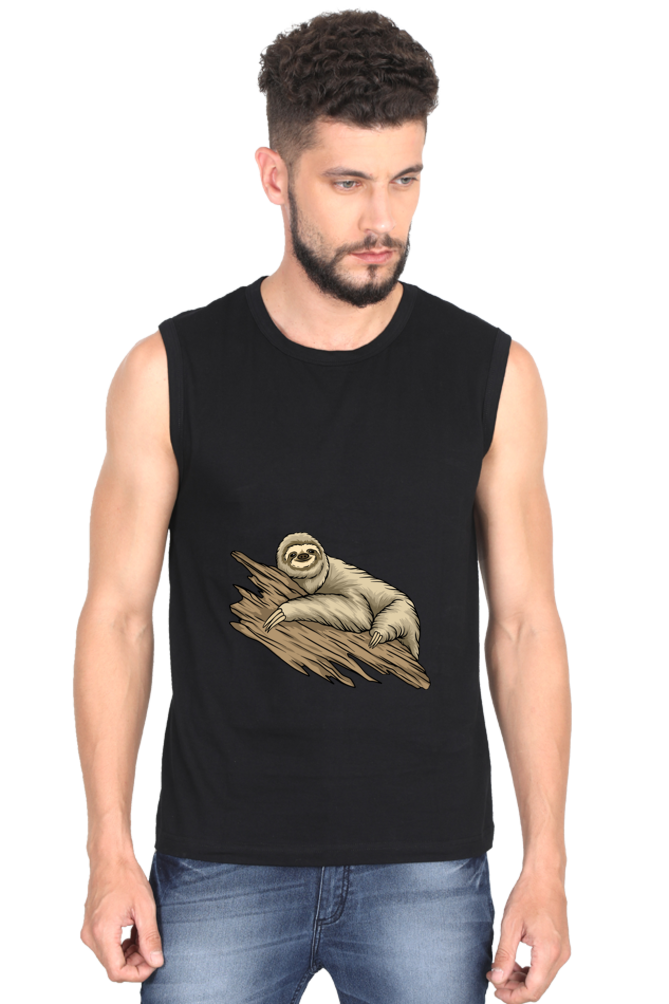 Men’s Sloth Gym Vest - just chill