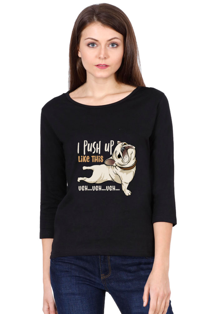 Women’s Full Sleeves Funny & Queen SVG T-Shirts - Push up