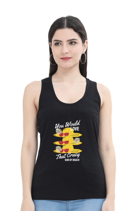 Women Summer Tank Top -  Crazy