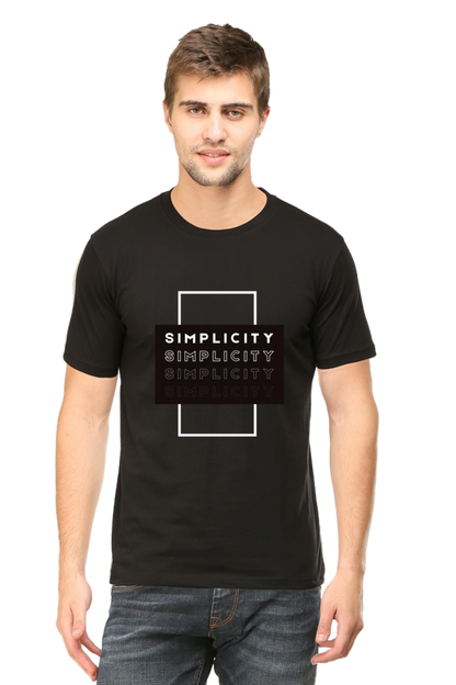 Minimalistic Unisex Cotton Round Neck T-shirt