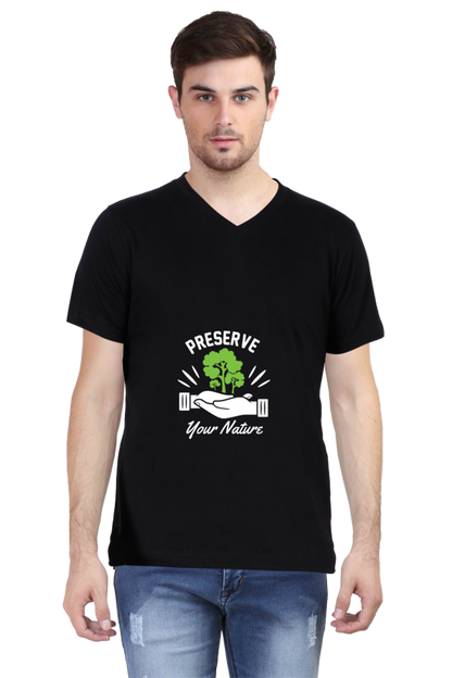 Men's Gardening V Neck T-Shirt - preserve