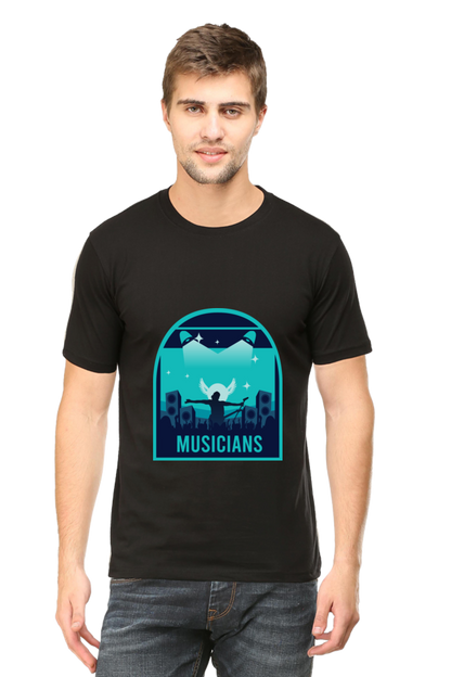 Music Unisex Cotton Round Neck T-shirt - Musicians