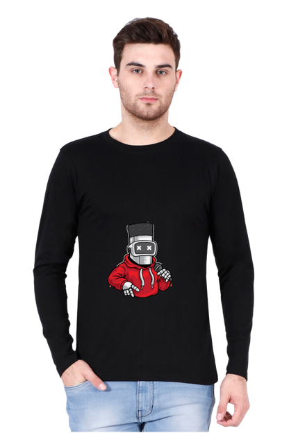 Men’s  Dance Full Sleeve - T Shirt - robot hip-hop