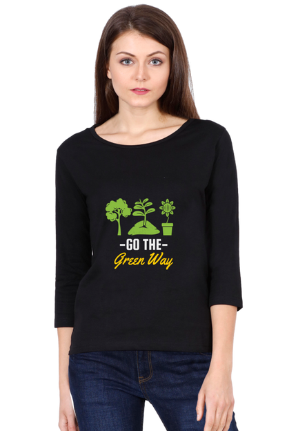 Women’s Full Sleeves Gardening T-Shirts - way