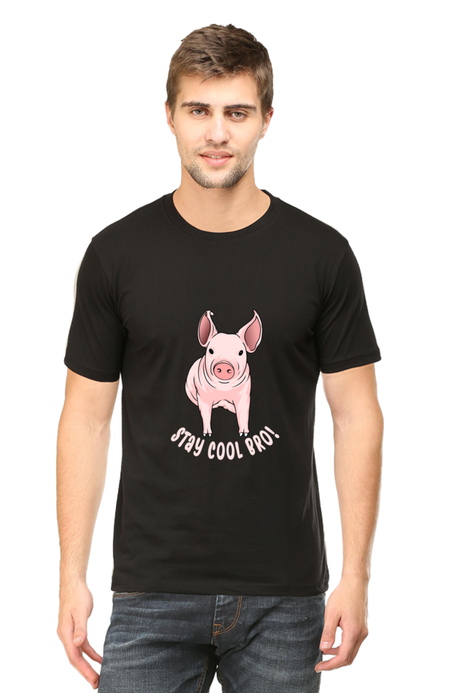 Men's Funny & Queen SVG Round Neck T-Shirt - cool