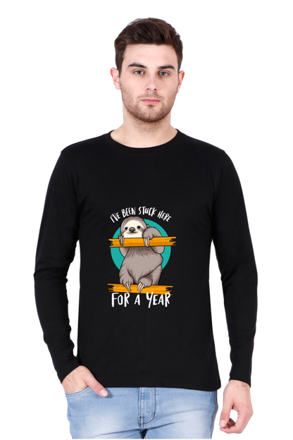 Men’s  Funny & Queen SVG Full Sleeve - T Shirt - stuck