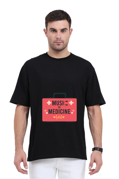 Men Oversized Classic T Shirt - Medicine