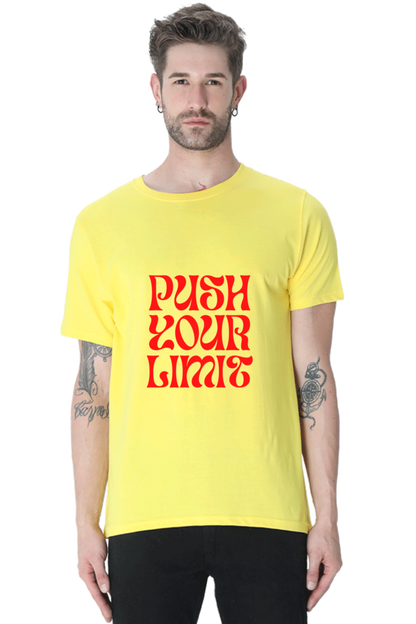 Motivational Unisex Cotton Round Neck T-shirt
