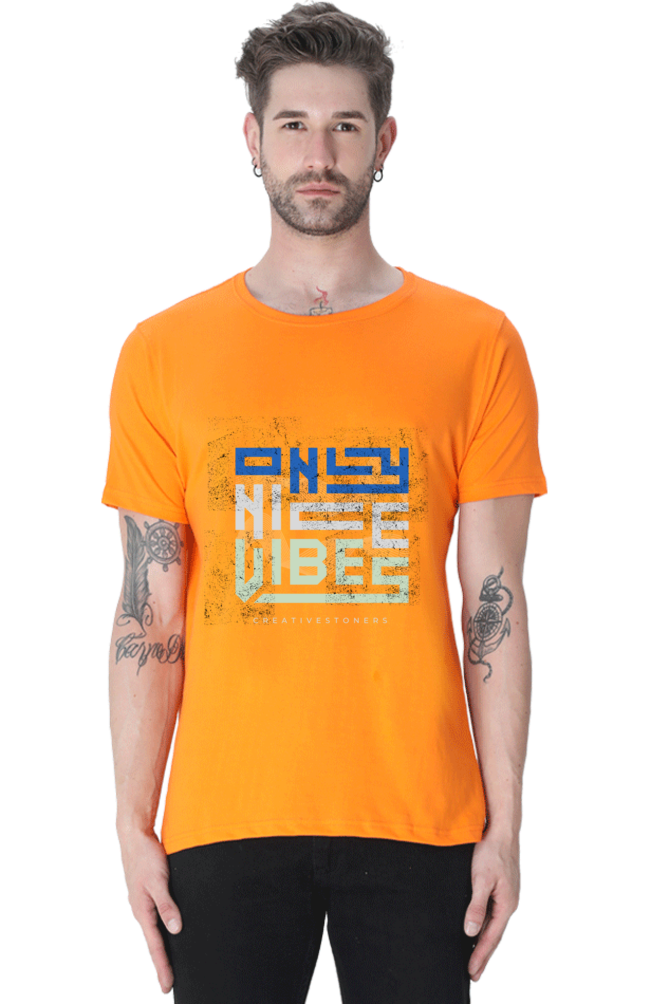 Motivational Unisex Cotton Round Neck T-shirt