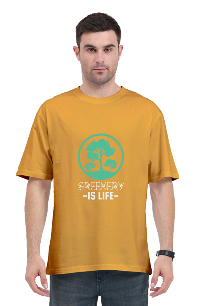Men Gardening Oversized Classic T Shirt  - greenery