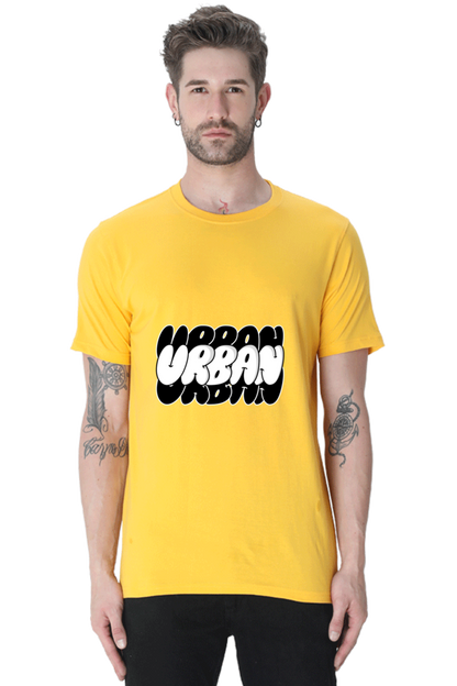 Urban Unisex Cotton Round Neck T-shirt