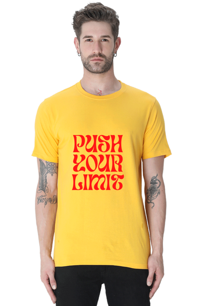 Motivational Unisex Cotton Round Neck T-shirt