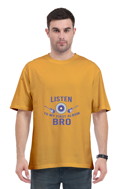 Men Oversized Classic T Shirt - First Album