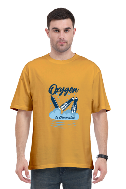 Men Swimming Oversized Classic T Shirt  - Overrated