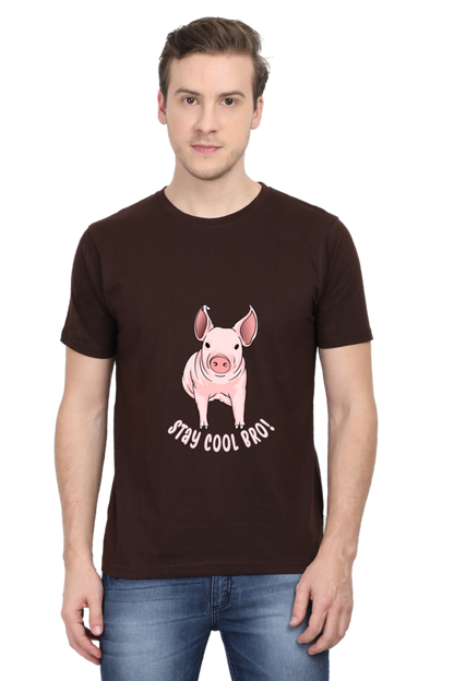 Men's Funny & Queen SVG Round Neck T-Shirt - cool