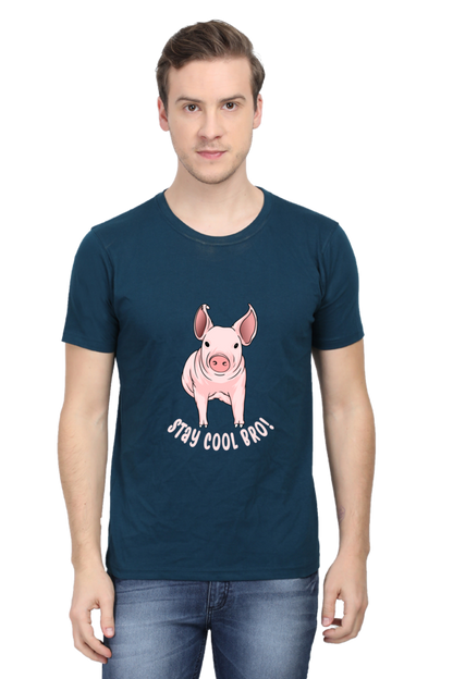 Men's Funny & Queen SVG Round Neck T-Shirt - cool