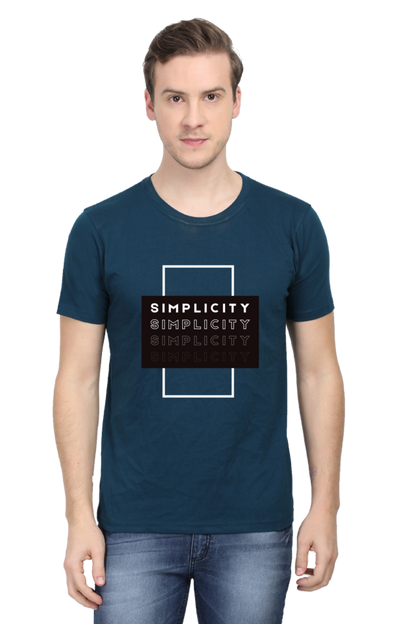 Minimalistic Unisex Cotton Round Neck T-shirt