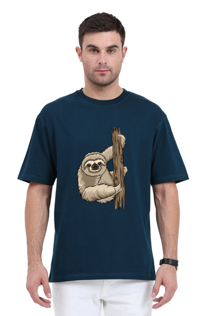 Men Sloth Oversized Classic T Shirt  - grandpaa sloth
