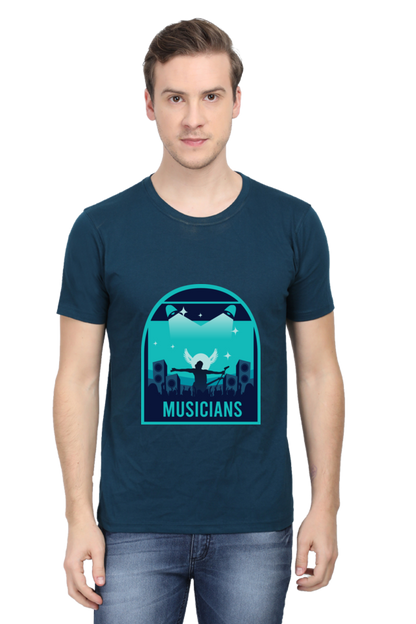 Music Unisex Cotton Round Neck T-shirt - Musicians