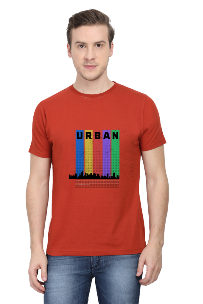 Urban Unisex Cotton Round Neck T-shirt