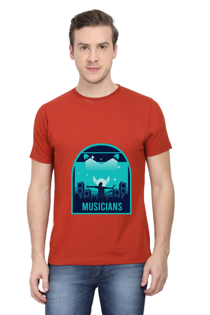 Music Unisex Cotton Round Neck T-shirt - Musicians