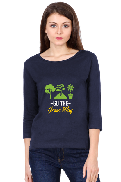Women’s Full Sleeves Gardening T-Shirts - way
