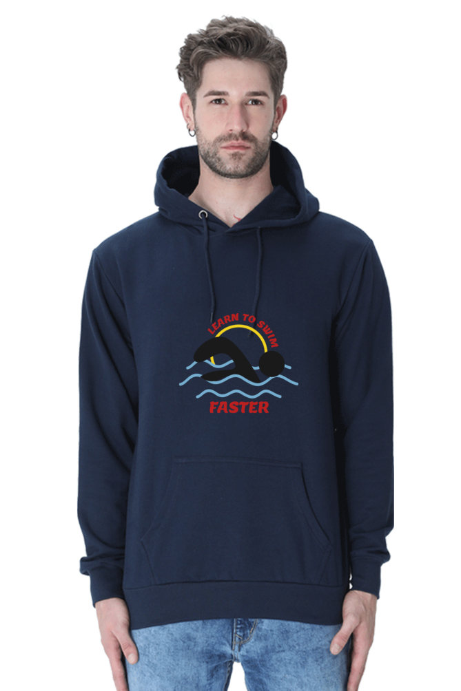 Men's  Swimming Sweatshirts Hoodie - Faster
