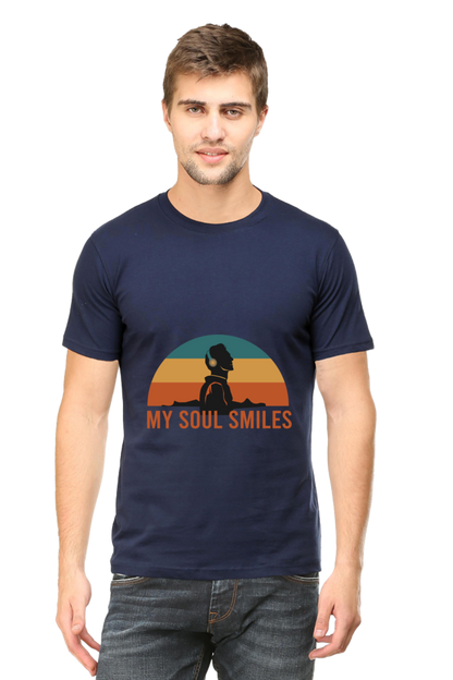 Music Unisex Cotton Round Neck T-shirt -  Soul Smiles