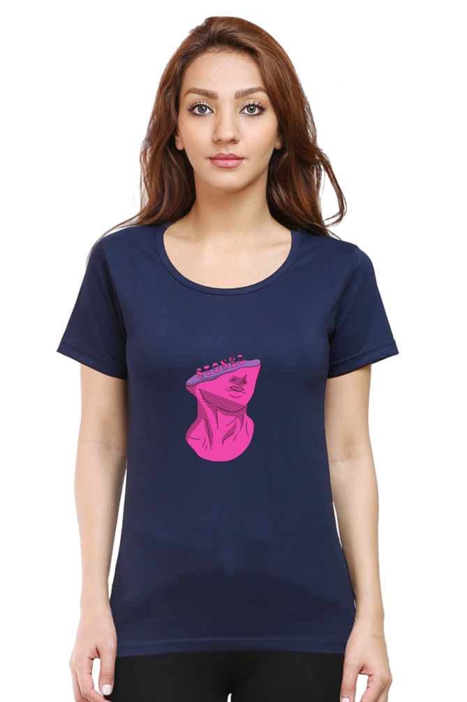 Women’s Round Neck Stones T-Shirts - Stoned Head