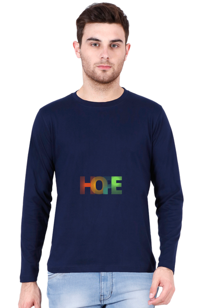 Men’s  Minimalistic Full Sleeve - T Shirt - Hope