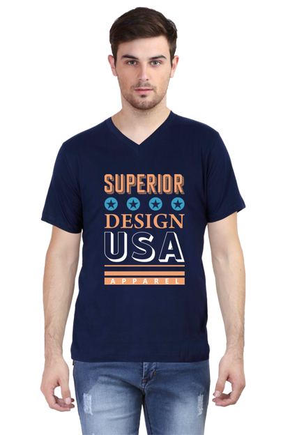 Men's V Neck T-Shirt - Superior