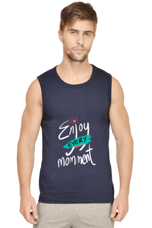 Men’s Summer Gym Vest - Enjoy Moment