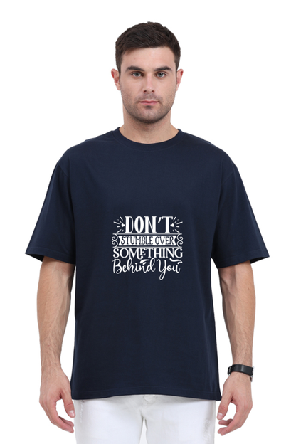 Men Motivational Oversized Classic T Shirt  - Stumble